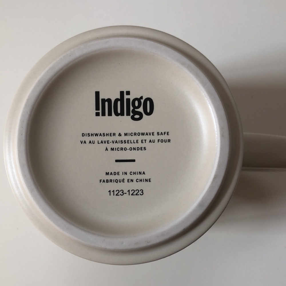 Indigo - Floral Initial “R” Mug - Cream - Picture 4 of 7